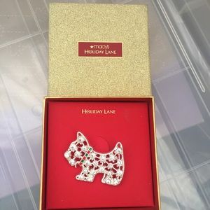 Scotty Dog holiday pin BNWT